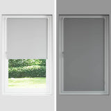 Roller Blind Blackout 160 x 230 cm White 240175