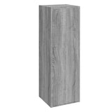 ZNTS TV Cabinets 2 pcs Grey Sonoma 30.5x30x90 cm Engineered Wood 815750