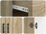 Sideboard Sonoma Oak 66 x 34.5 x 87 cm Engineered Wood 895787