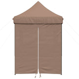 Party Tent Folding Brown 200 x 200 x 306 cm Oxford Fabric 42023537