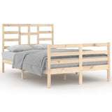 Bed Frame without Mattress Solid Wood 120x200 cm 3105855
