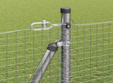 Welded Wire Fence with Concrete Base 50 x 1.5 m 3352366