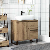 Bathroom Sink Cabinet Artisan Oak 65x33x60 cm Engineered Wood 857230