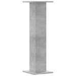 Plant Stands 2 pcs Concrete Grey 30x30x95 cm Engineered Wood 3307876