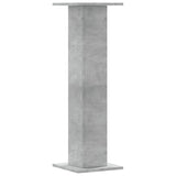 Plant Stands 2 pcs Concrete Grey 30x30x95 cm Engineered Wood 3307876