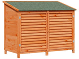 Garden Shed with Roof Brown 106 x 56 x 113.5 cm Solid Fir Wood 42033459