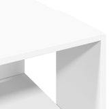Coffee Table White 89.5x48x30 cm Engineered Wood 848150