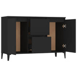 Sideboard Black 102x35x70 cm Engineered Wood 806113