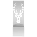 Garden Privacy Screen Silver 50 x 150 cm Galvanised steel 876488