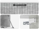 Wall-Mounted TV Cabinet Concrete Grey 78.5 x 41 x 30 cm 899028