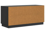 Sideboard with Drawer Black 89 x 34.5 x 57 cm Engineered Wood 895346