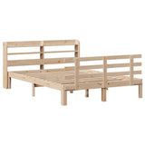 Bed Frame with Headboard without Mattress 140x190 cm 3306845