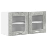 Hanging Cabinet Concrete Grey and White 80 x 31 x 40 cm 884232