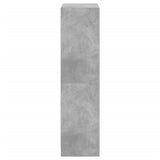 Highboard with Doors Concrete Grey 68x37x142 cm Engineered Wood 3295867
