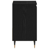 Bathroom Cabinet Black Oak 65 x 33 x 60 cm Engineered Wood 862890