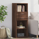 Highboard Brown Oak 45x42.5x124 cm Engineered Wood 846172