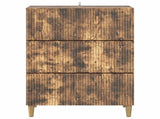 Drawer Cabinet Smoked Oak 66 x 34.5 x 90 cm Engineered Wood 894610