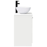 Bathroom Furniture Set High Gloss White Engineered Wood 3404208