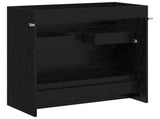 Bathroom Under Sink Cabinet Black Oak 78.5 x 37.5 x 81 cm 890737