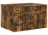 Bathroom Furniture Set Smoked Oak Engineered Wood 3404315