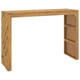 Console Table 110x35x75 cm Solid Wood Teak 4009314