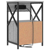 Bedside Cabinet Grey Sonoma 40 x 31 x 60 cm Engineered Wood 859496