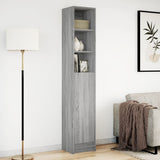 Sideboard with LED Grey Sonoma 36x32.5x200 cm Engineered Wood 852129