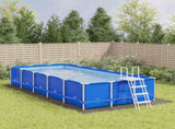 Pool Ground Cloth Light Grey 820x420 cm Polyester Geotextile 94237