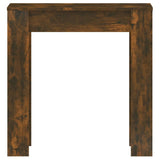 Dining Table Smoked Oak 140x74.5x76 cm Engineered Wood 815198