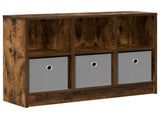 Sideboard with Drawer Smoked Oak 73.5 x 22.5 x 53.5 cm 8000504