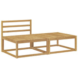 2 Piece Outdoor Footstool Polyester White 901550