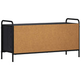 TV Cabinet 99 x 33 x 50 cm Black Oak Engineered Wood 8013734
