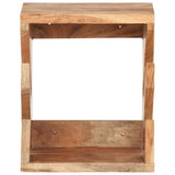 Wall Mounted Skateboard Holder 25x20x30 cm Solid Acacia Wood 320482