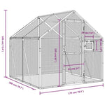 Aviary Anthracite 1.79x2x1.85 m Aluminium 3155801