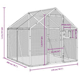 Aviary Anthracite 1.79x2x1.85 m Aluminium 3155801