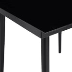 Garden Dining Set with Cushion 3 pcs Black Poly Rattan 3261663