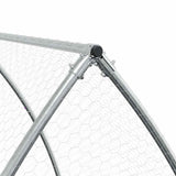 Chicken Cage Silver 300x105x120 cm Galvanised Steel 172553