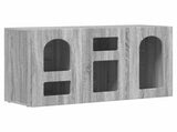 Sideboard Grey Sonoma 100 x 35 x 59 cm Engineered Wood 891350