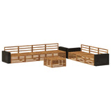 Outdoor Sofa Set 8 pcs Natural 79 x 79 x 37 cm 3383122