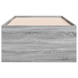 Daybed with Drawers without Mattress Grey Sonoma 90x190 cm Single 3280886
