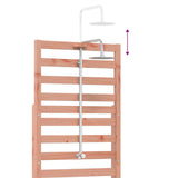 Outdoor Shower 225 cm Solid Douglas Wood and Stainless Steel 886350