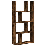 Bookcase Smoked Oak 60x20x120,5 cm Engineered Wood 858151