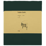 Table Cloth 5 pcs Oval Dark Green 130 x 220 cm Polyester 42040277