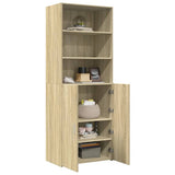 Highboard Sonoma Oak 70x42.5x185 cm Engineered Wood 3281373
