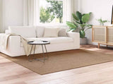 Area Rugs Square AGIRA Natural 200 x 200 cm Polyester 42022529