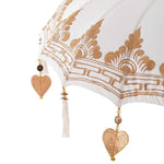Balinese Parasol 260 Cream 95-100 cm Cotton and solid wood 3356909