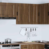 Kitchen Wall Cabinet Porto Brown Oak Engineered Wood 854051