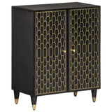 Side Cabinets 3 pcs 60x33x75 cm Solid Wood Mango 3206312