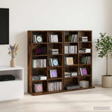 CD Cabinet 2 pcs Smoked Oak 65 x 23.5 x 97.5 cm Engineered Wood 8012683