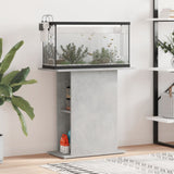Aquarium Stand Concrete Grey 75x36x72.5 cm Engineered Wood 833651